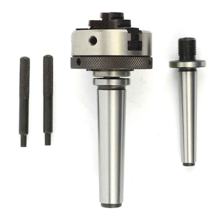 Superior Electric Mini lathe Chuck 2 Inch Diameter with MT-1 and MT-2 Shank ALC5491